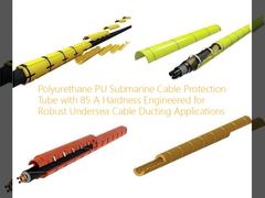 Polyurethane PU Submarine Cable Protection Tube with 85 A Hardness Engineered for Robust Undersea Cable Ducting Applications