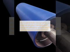 PU Coated Roller designed to improve product handling and transport efficiency in automated packaging and sorting systems